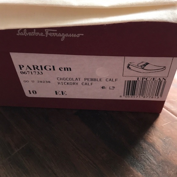 Salvatore Ferragamo brown pebble parigi loafers - Picture 3 of 3